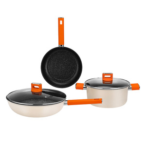 Juego de Utensilios de Cocina Antiadherentes Desilang de 3 Piezas, Sartén de Hierro Refinado, Wok, Olla para Sopa, Apto para Horno, Uso Doméstico - Product Image 4