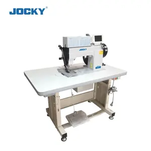 Máquina de costura de couro, máquina de costura de couro com agulha dupla espessa JK204D-1