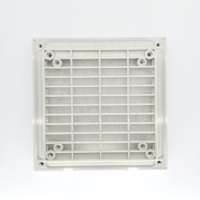 Grille de ventilation anti-poussière ABS à obturateur automatique pour ventilateur de refroidissement d'armoire électrique