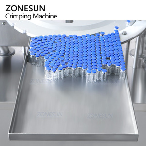 เครื่องปิดฝาขวดแก้วแบบหมุนอัตโนมัติความเร็วสูง ZONESUN ZS-YG100D หัวคู่ สำหรับปิดฝาแบบพลิกออก - Product Image 6