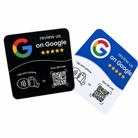Carte-cadeau NFC RFID personnalisée OEM avec puce F08, code QR, 13,56 MHz, ISO14443A, emballage en boîte blanche étanche