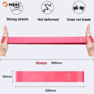 Bandes élastiques TPE en promotion, mini boucles, lot de 5, pour squats, fessiers, cuisses, gym, yoga et entraînement. - Product Image 3