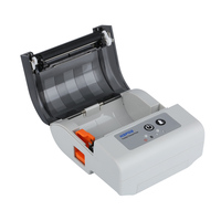 HSPOS P80CAI Printer Thermal Portabel 80mm dengan Pemotong Otomatis Tahan Air BT USB 2000mAh 100mm/s untuk POS Mobile