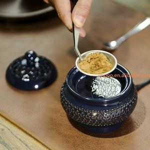 Brûleur d'encens électrique au <span class=keywords><strong>prix</strong></span> d'usine, four à huile essentielle électronique, veilleuse décorative <span class=keywords><strong>pour</strong></span> chambre à coucher, minuterie, poêle à encens en poudre - Product Image 2