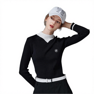 Wholesale Heat-Transfer Printed Golfist Customized <b>Women's</b> Golf Tennis Apparel Autumn Winter Slim <b>Long</b> <b>Sleeve</b> Stretch Breathable - Product Image 4