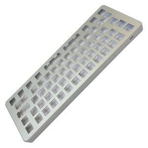 Tùy chỉnh thép không gỉ CNC gia công DIY Bàn Phím Cơ khí cho trường hợp với nhôm anodized tấm ổn định chuốt loại - Product Image 1