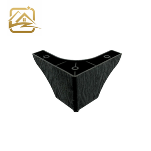 European Style Plastic Sofa Legs Plastic <b>Feet</b> <b>for</b> Furniture Bed African Plastic Oblique square sharp Sofa Legs - Product Image 2