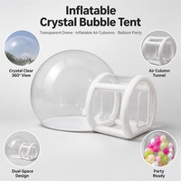 Tentes gonflables cylindriques portables quatre saisons à double couche pour événements extérieurs, diamètre 4m, pour mariages et fêtes d'anniversaire (vente en gros)