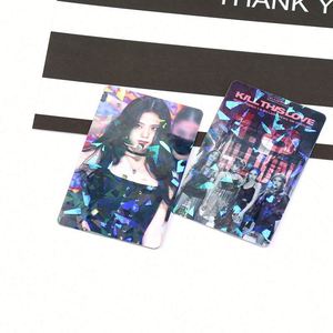 Tarjeta Postal Holográfica KPOP Personalizada de Doble Cara, Colección de Tarjetas Fotográficas Lomo, Tarjeta Fotográfica de Ídolos - Product Image 4