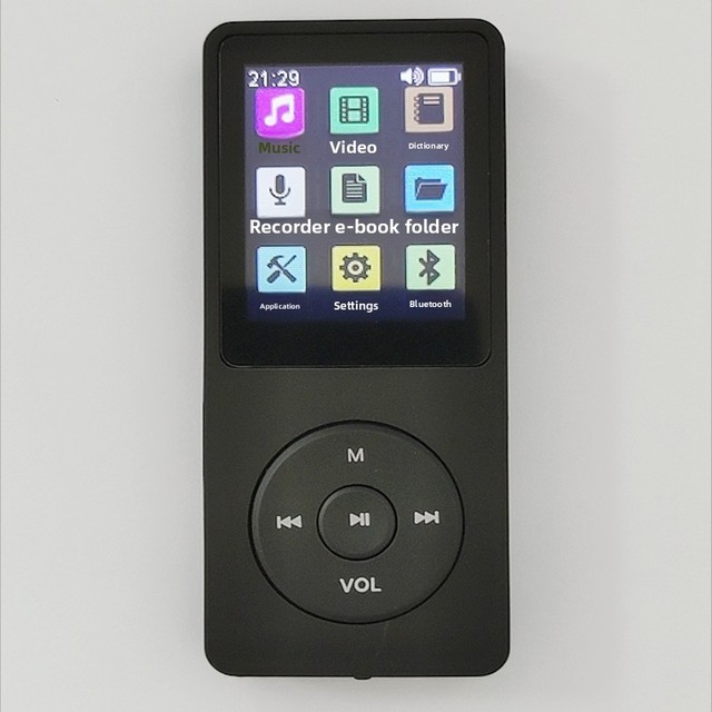 Card-swiping for MP3 Walkman Screen <2" 10-15h Battery Life Model M08-Must-Have Music Player for Students