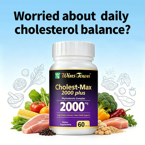 WinsTown Cholest Max <span class=keywords><strong>2000</strong></span> Plus, Complejo de Fitosteroles, Esteroides Vegetales Naturales para la Salud Cardiovascular - Product Image 4