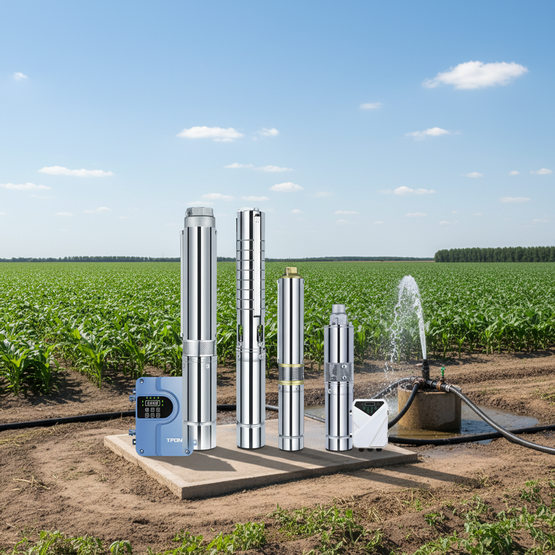 AC DC Voltage Solar Submersible Pump