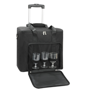 Sac de transport pour 6 bouteilles de vin, idéal pour les dégustations et les fêtes - Product Image 2