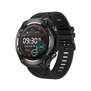 趋势产品2024新品全球定位系统定位指南针户外智能手表KC82廉价男士触摸屏智能手表