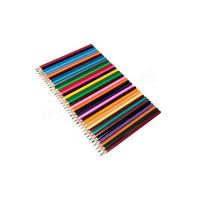Promo en gros : Crayons de couleur effaçables pré-affûtés en tilleul avec emballage en boîte de couleur non soluble pour la rentrée scolaire