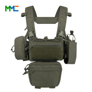 เสื้อกั๊กยุทธวิธี MMC0232 Mk3 แบบติดหน้าอก สำหรับกิจกรรมกลางแจ้ง สายรัดอก สำหรับฝึกซ้อม กีฬา น้ำหนักเบา ชุดเสื้อกั๊กแบบมีน้ำหนัก  สีดำ ผลิตจากโพลีเอสเตอร์ ผลิตในประเทศจีน - Product Image 2