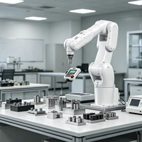 Bras robotisé 6 axes 10 kg IP67 Précision du poignet ±0,03 mm 1152 mm SRC C6 pour l'entretien, le chargement et le déchargement des tours et fraiseuses CNC