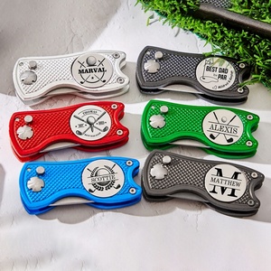 Collier Park Label pour femmes, en alliage émaillé coloré, marqueur de balle de golf et clip de chapeau, avec motifs Canada, tournois Masters, pièces de monnaie amusantes, personnalisable - Product Image 3