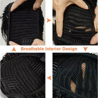Queue de cheval à cordon de serrage Deep Water Wave, 100% cheveux humains naturels, extensions brésiliennes noires avec clip, postiche queue de cheval