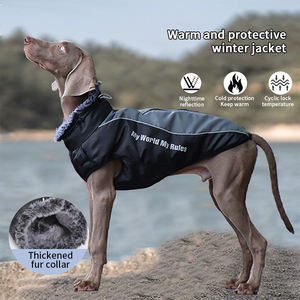 Ropa Clásica de Invierno para Mascotas, Algodón Grueso, Reflectante, Impermeable, Ecológica, Cálida, Opción de Venta al por Mayor para Año Nuevo, Perros Grandes - Product Image 6