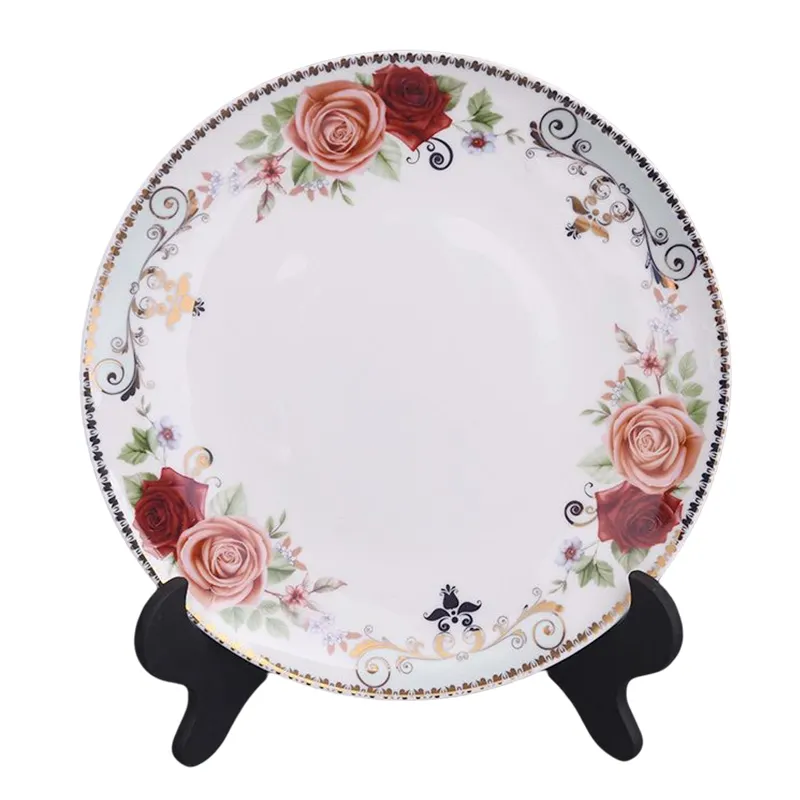 Veweet — service de table en porcelaine, ensemble de vaisselle avec assiettes en céramique, en Fiber de couleur personnalisée, nouvelle collection 2022