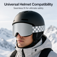 Lentille PC haute performance HXJ-3, taille unique pour adulte, pour le ski et le cyclisme, avec vision large HD