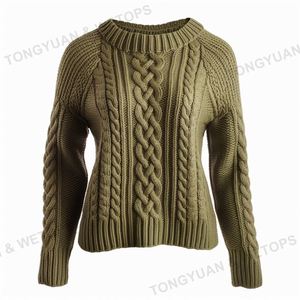 Vente en gros de <span class=keywords><strong>pull</strong></span> en tricot torsadé personnalisé de couleur olive <span class=keywords><strong>alpaga</strong></span> <span class=keywords><strong>pour</strong></span> filles du Pérou <span class=keywords><strong>pour</strong></span> femmes - Product Image 2