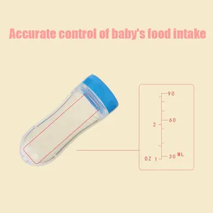 Baby Spoon Bottle Feeder Dropper Silicone Spoons For Feeding Medicine Kids Toddler Cutlery Utensils Children Accessories Newborn