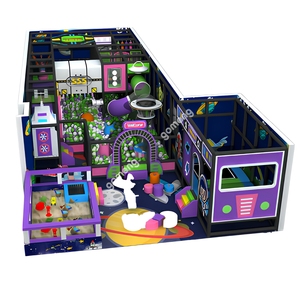 Equipo <span class=keywords><strong>de</strong></span> Juegos Interior Seguro para Centros Comerciales y Jardines <span class=keywords><strong>de</strong></span> Infancia, Personalizado, con Tobogán, Estructura para Escalar, <span class=keywords><strong>Piscina</strong></span> <span class=keywords><strong>de</strong></span> Pelotas y Trampolín - Product Image 1