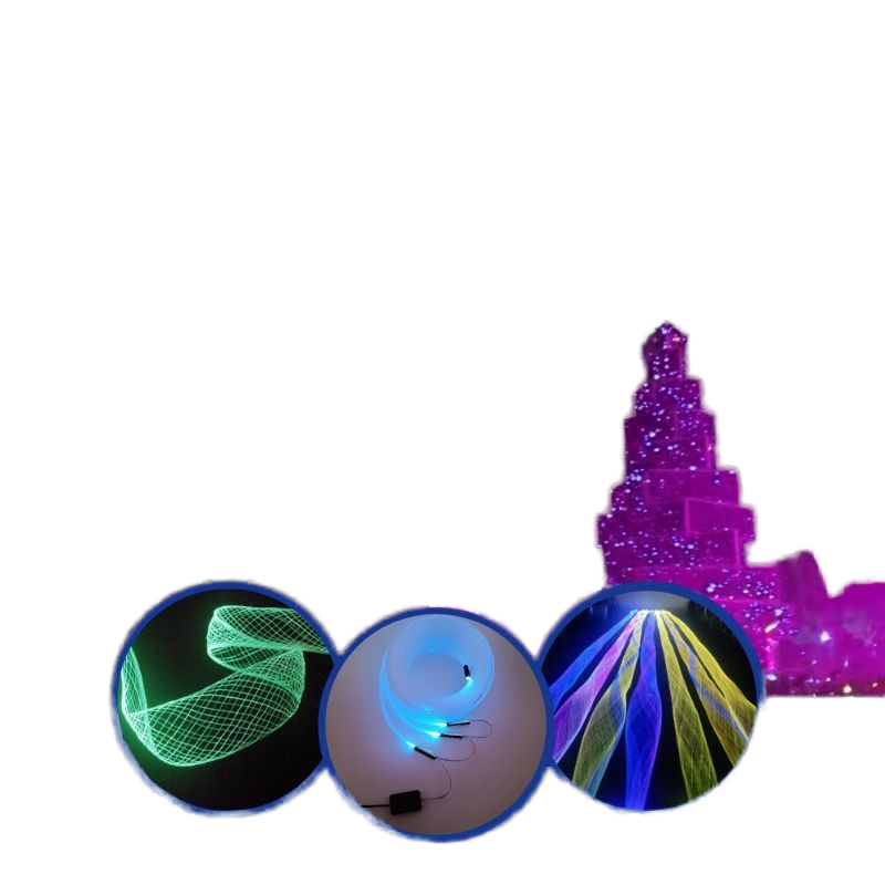 Kepuai LED Fiber Mesh Tree Lamp - Outdoor Rainproof Landscape Decorative Fishing Net Lights