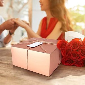 8x8x4 Inches <b>Box</b> with Lids for Presents ,Gift Bulk Packaging <b>Box</b> for Wedding Day Birthday <b>Party</b> - Product Image 6