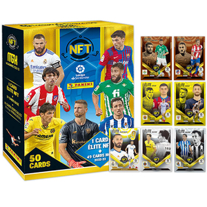 2025-2026 La Liga Stars Football NFT Premium Collection Box 5x15x15cm Paper Trading <strong>Cards</strong> <strong>Wholesale</strong> Retail - Product Image 4