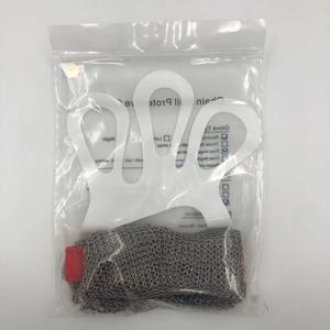 Guantes de Acero Inoxidable A9 para Cortar Carne NMsafety, Guantes de Malla para Carnicero, Fabricante de Guantes para Contacto con Alimentos - Product Image 3