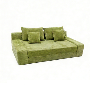 Muebles Modulares Modernos para <span class=keywords><strong>Sala</strong></span> <span class=keywords><strong>de</strong></span> Estar, Sofá Seccional <span class=keywords><strong>de</strong></span> Tela en Caja, Sofá Nube Comprimido al Vacío para Apartamento - Product Image 2