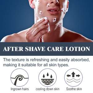 Crème Rafraîchissante Après-Rasage East Moon pour le Cou – Soin Hydratant et Nourrissant pour Hommes Après la Rasage – Soin Brillant - Product Image 2