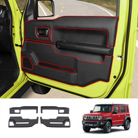 TELLIKA Protection anti-coup de pied en cuir pour accoudoir de porte avant, modification intérieure de luxe, accessoires pour Suzuki Jimny NOMADE JC74 2025