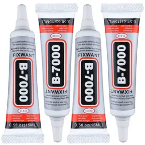 B7000 0.5ออนซ์น้ำยากึ่งเหลวความหนืดสูงกาวสำหรับเสื้อผ้ารองเท้าผ้าโทรศัพท์มือถือซ่อมแซมหน้าจอโลหะหินเล็บแก้ว15มล.