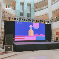 Écran LED d'intérieur P2.97 500x500mm sans écran noir pour location, panneau d'affichage vidéo LED pour fond de scène