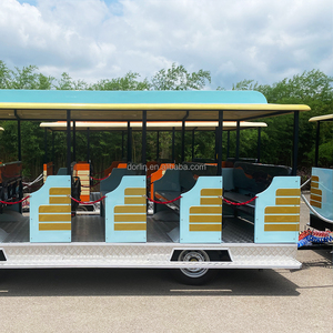 Tàu điện 175kwh 42 chỗ tham quan thành phố tàu Mini hop-on Hop-off tàu điện du lịch không theo dõi - Product Image 3