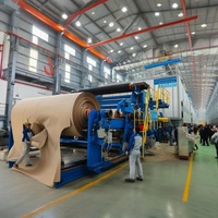Máquina de Reciclaje de Cartón Corrugado de 4400 mm, Fabricada con Materiales Reciclados, Línea de Producción de Papel