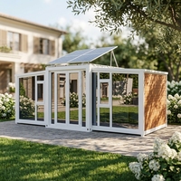 Maison modulaire préfabriquée économique en conteneur de 20 pieds, 2 chambres, avec énergie solaire