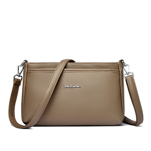 Nouveau Sac Messager 2026 à Motif Géométrique Vintage, Durable, Fermeture Éclair, Détail Rivet, Sangle Réglable, en PU avec Doublure en Polyester - Product Image 3