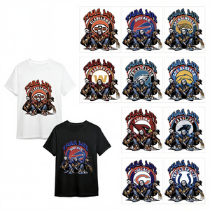 Pegatinas 3D con Logotipo Personalizado para Camisetas y Sudaderas, Más de 40000 Diseños, Dibujos Animados Virales, Estética de Terror, Material PET Impermeable para Prendas - Product Image 6