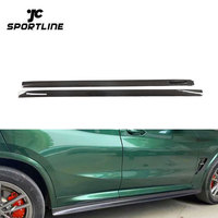 Extension de jupes latérales X3M en Fiber de carbone, pour BMW F97 X3M F98 X4M 2019 — 2021, vente en gros