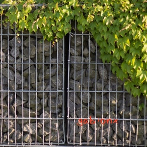 Kanada'da kolay kurulum kaynaklı Gabion kutusu istinat duvarı Gabion tel kafes 200x100x50cm