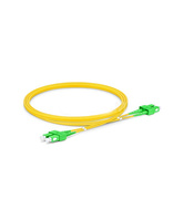 SC-SC/APC Boot pendek OS2 kabel Patch serat optik dupleks Mode tunggal PVC/OFNR 2.0mm mendukung Jumper kabel serat optik kustom