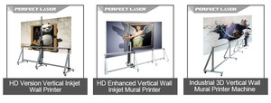 Vente flash <span class=keywords><strong>Imprimante</strong></span> murale intelligente 3D 5D 7D 9600 dpi Haute précision <span class=keywords><strong>Imprimante</strong></span> à jet d'encre UV verticale pour la peinture murale - Product Image 4