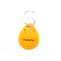 Porte-clés RFID ABS personnalisé pour contrôle d'accès, système de contrôle d'accès hôtelier XINHAN, 125 kHz T5577 EM4305, carte de membre 1K