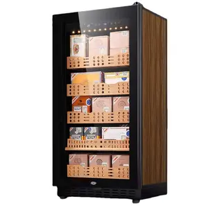 VANACE Dubai Freestanding Large Box Display Humidors Accessories Electrical Humidifier Cigar Cabinet for Sale Used