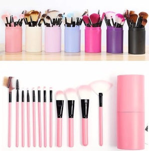 Clásico 12 piezas Juego de brochas de maquillaje baratas Brocha de <span class=keywords><strong>contorno</strong></span> de base Herramientas cosméticas ins popular Juego de brochas de maquillaje de cilindro <span class=keywords><strong>barato</strong></span> - Product Image 6